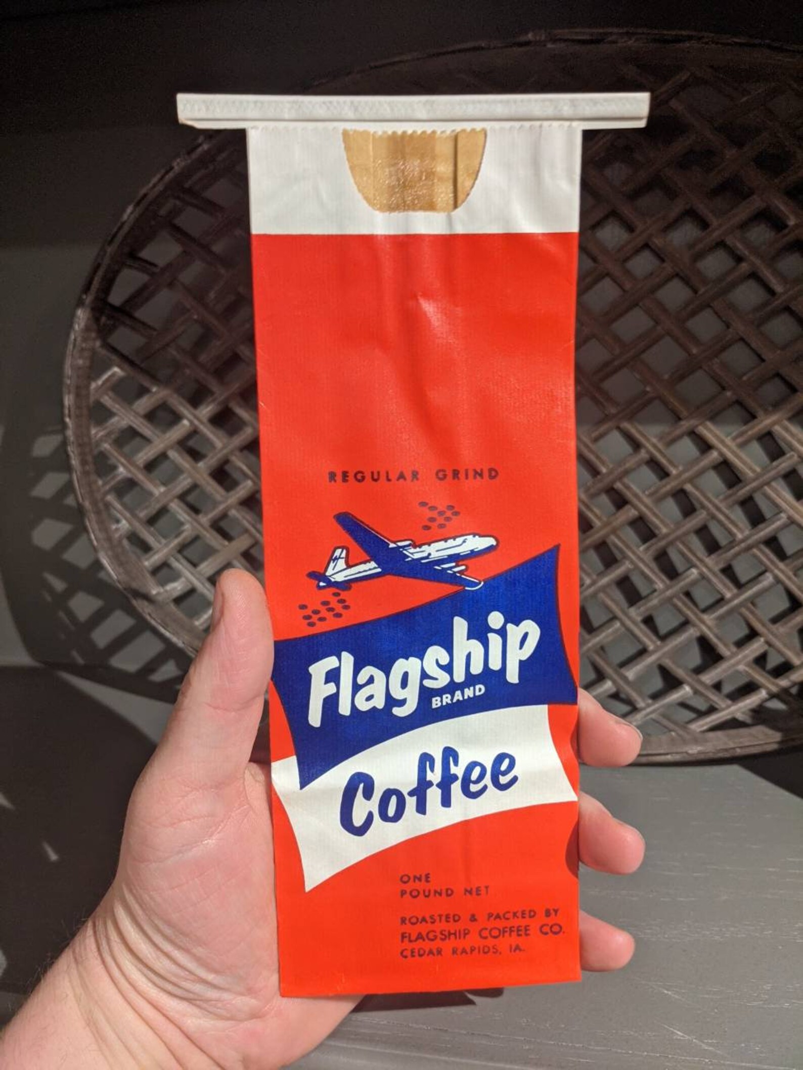 NOS 1940's Flagship Brand Coffee Brand Vintage Coffee Bag Etsy