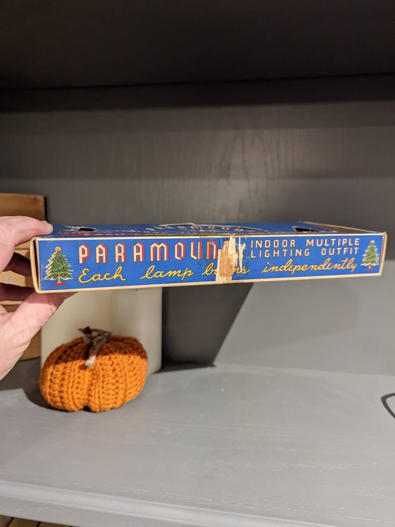 Old & Original 1940's Paramount Christmas Lights Display Etsy