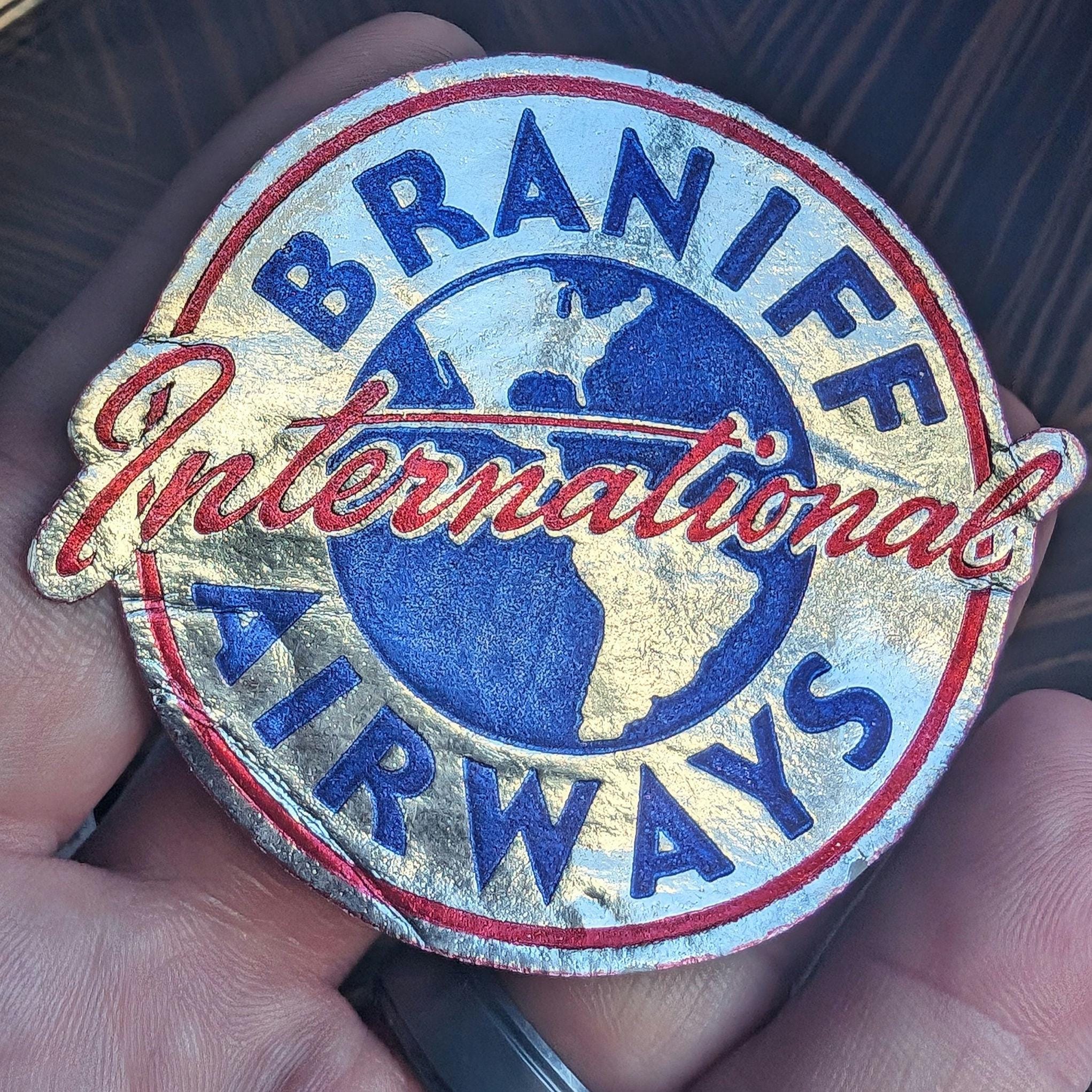 50sTWA(トランスワールド航空)オリジナルラゲージステッカーセット 1950's Braniff International Airways Airlines Great Lakes to Gulf