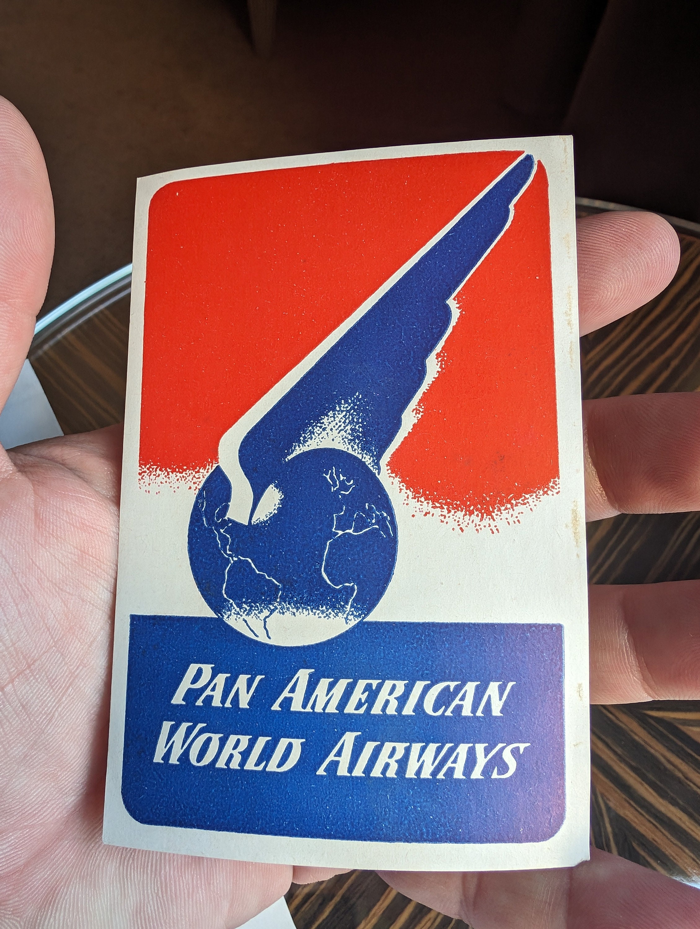 Vintage Pan Am Sign - Etsy