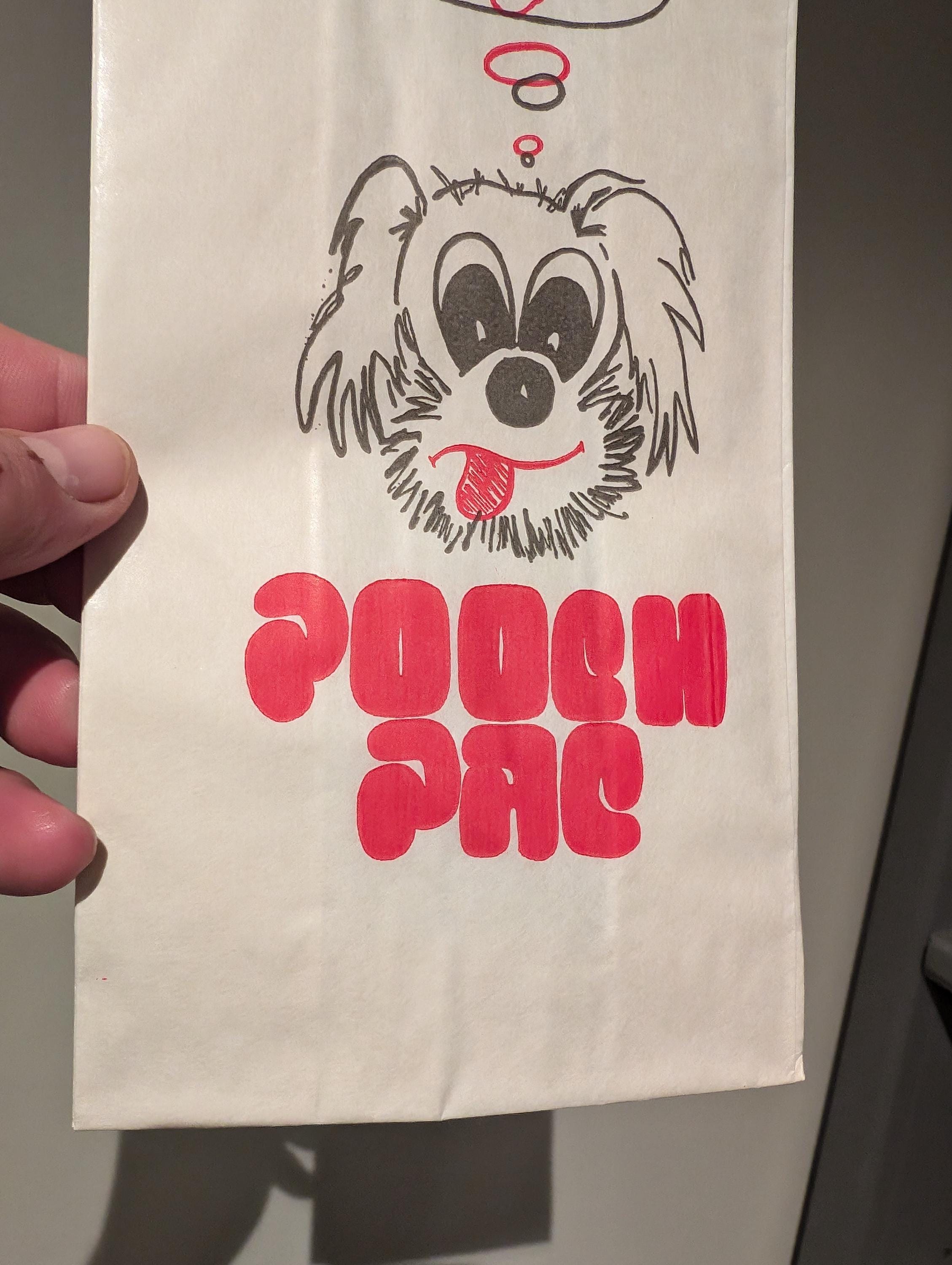 NOS Old & Original 1980s 90s Pooch Pac Doggie Bag - Vintage