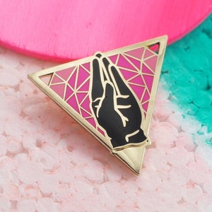 Queer Fist pin | hard enamel, queer liberation, trans pride, queer jewelry, nonbinary pin, queer owned shops, homoerotism, lesbian jewelry