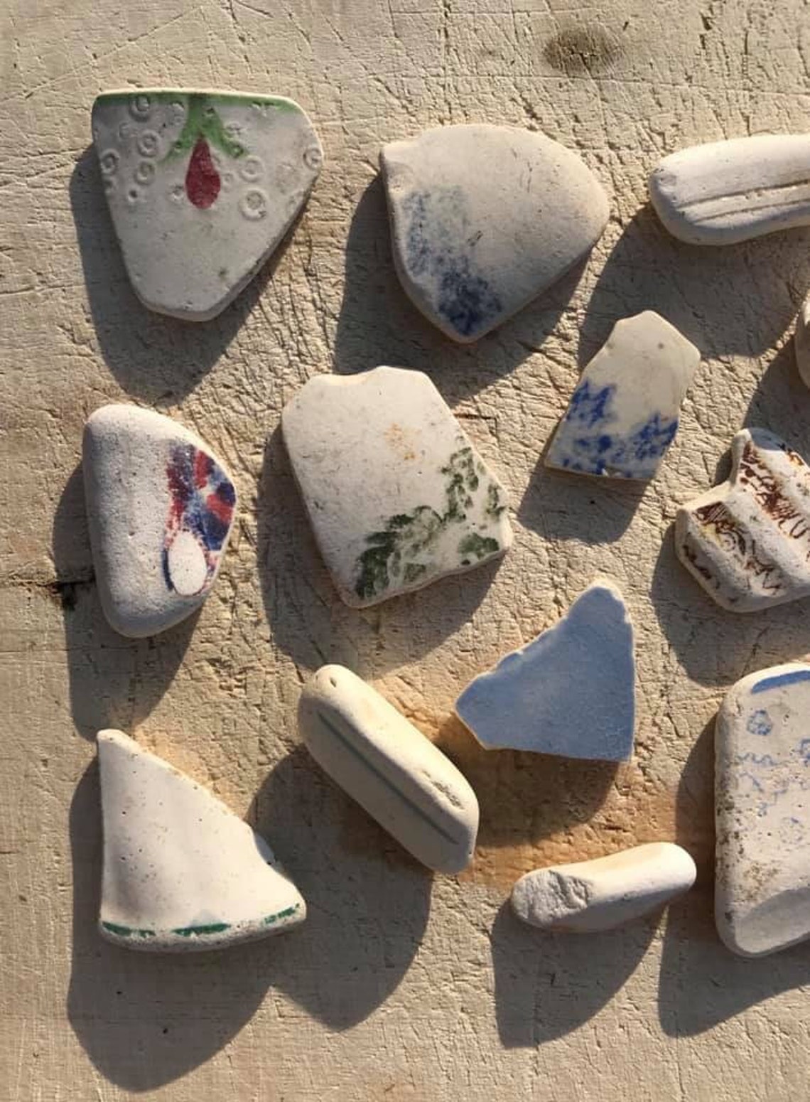 Viele große gemusterte rot rosa weiß blau braun & grün | Etsy