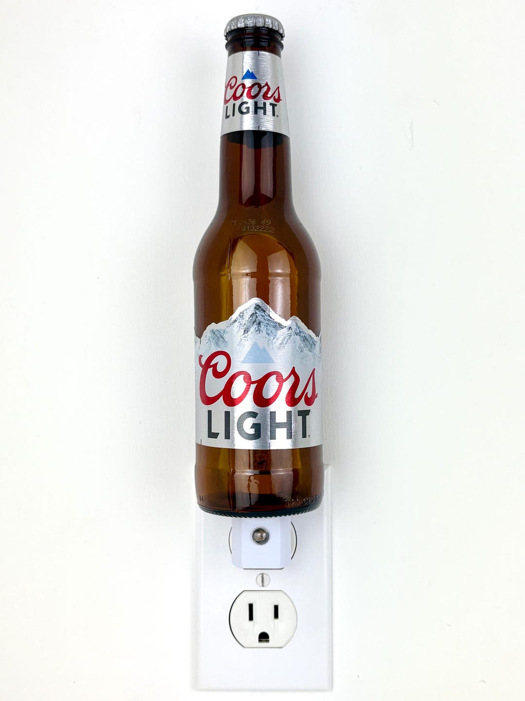 Coors Light 12oz. Glass Bottle Night Light - Etsy