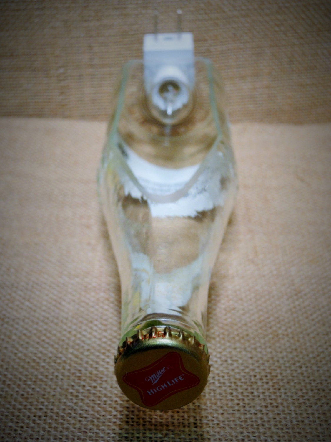Miller High Life 12oz. Glass Bottle Night Light Etsy