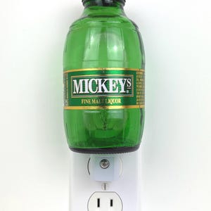 Mickey&#39;s 12oz. Glass Bottle Night Light