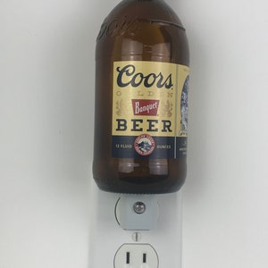 Coors 12oz. Glass Bottle Night Light