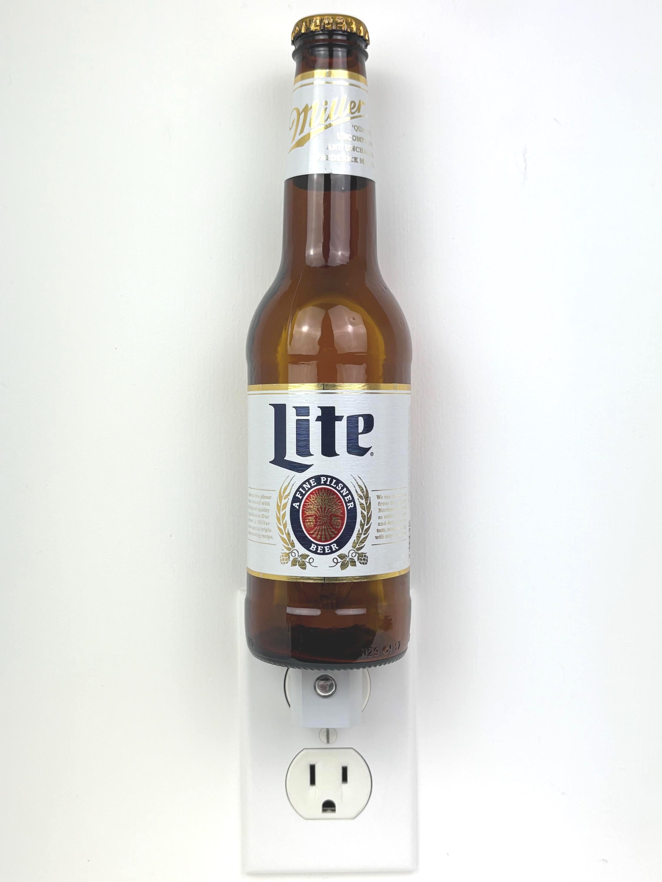 Miller Lite 12oz. Glass Bottle Night Light - Etsy
