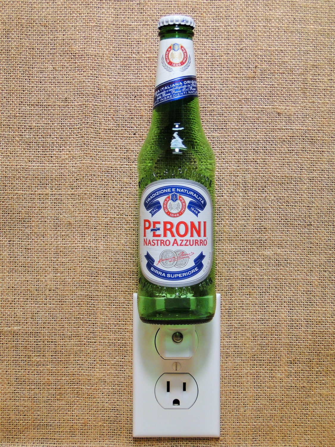 1 Glass Official licensed Peroni Nastro Azzurro Etched Beer Glasses .4L