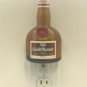 Grand Marnier 200ml. Glass Bottle Night Light