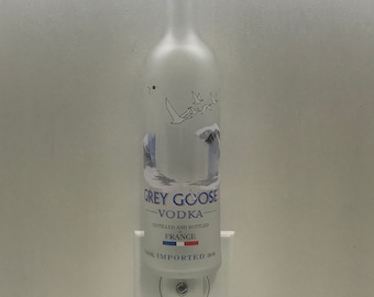 Grey Goose Vodka 200ml. Glass Bottle Night Light