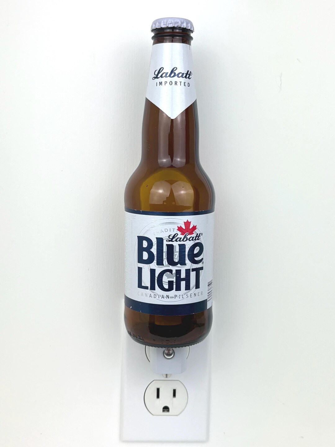 Labatt Blue Light 12oz. Glass Bottle Night Light - Etsy