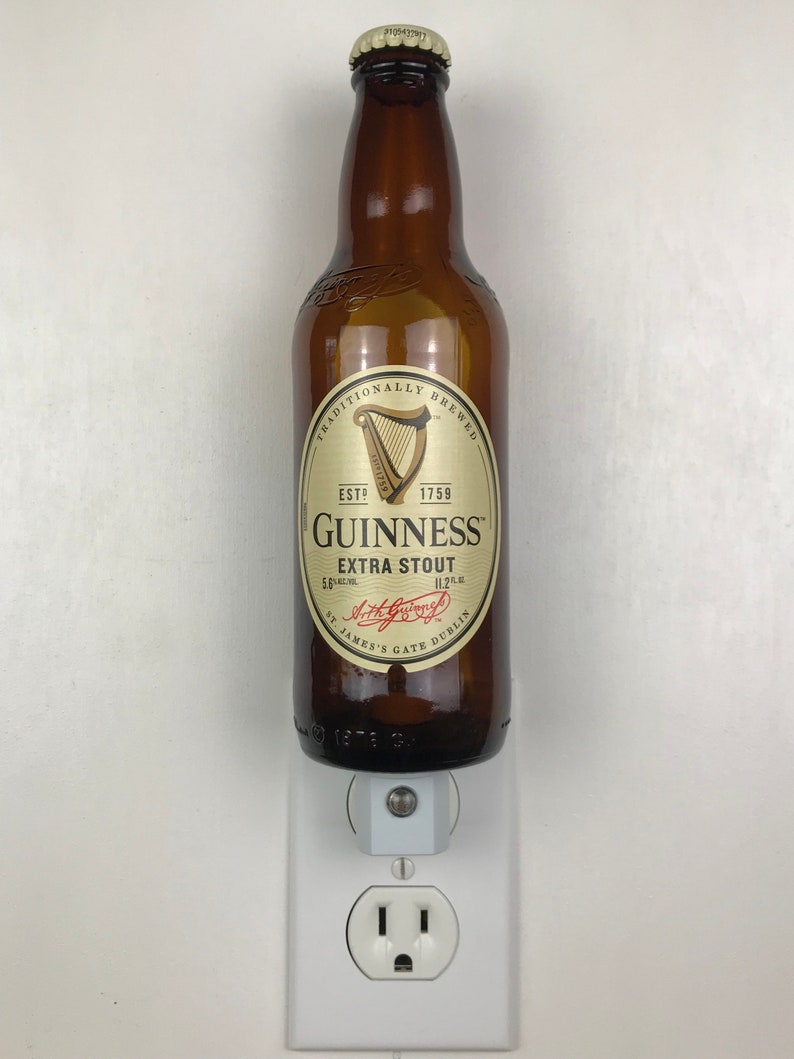 Guinness 12oz. Glass Bottle Night Light image 1