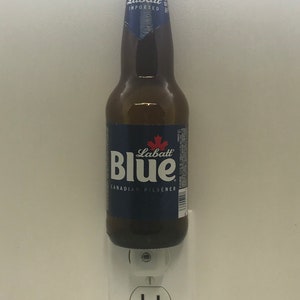 Labatt Blue 12oz. Glass Bottle Night Light image 1