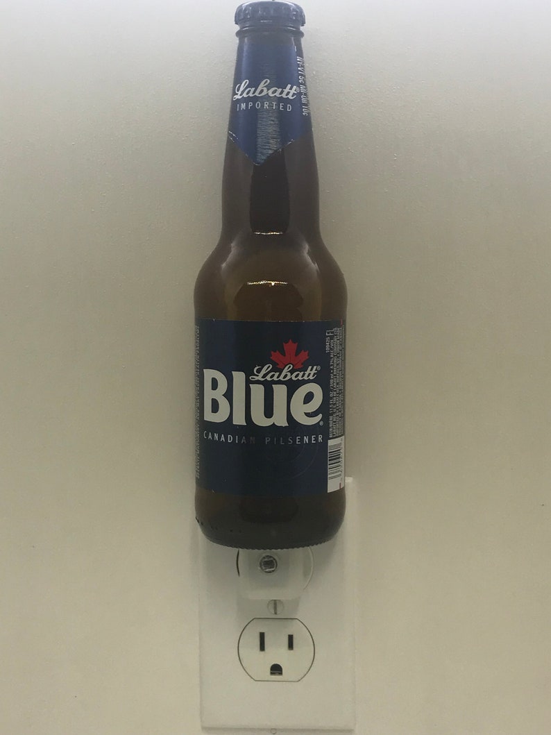 Labatt Blue 12oz. Glass Bottle Night Light image 1