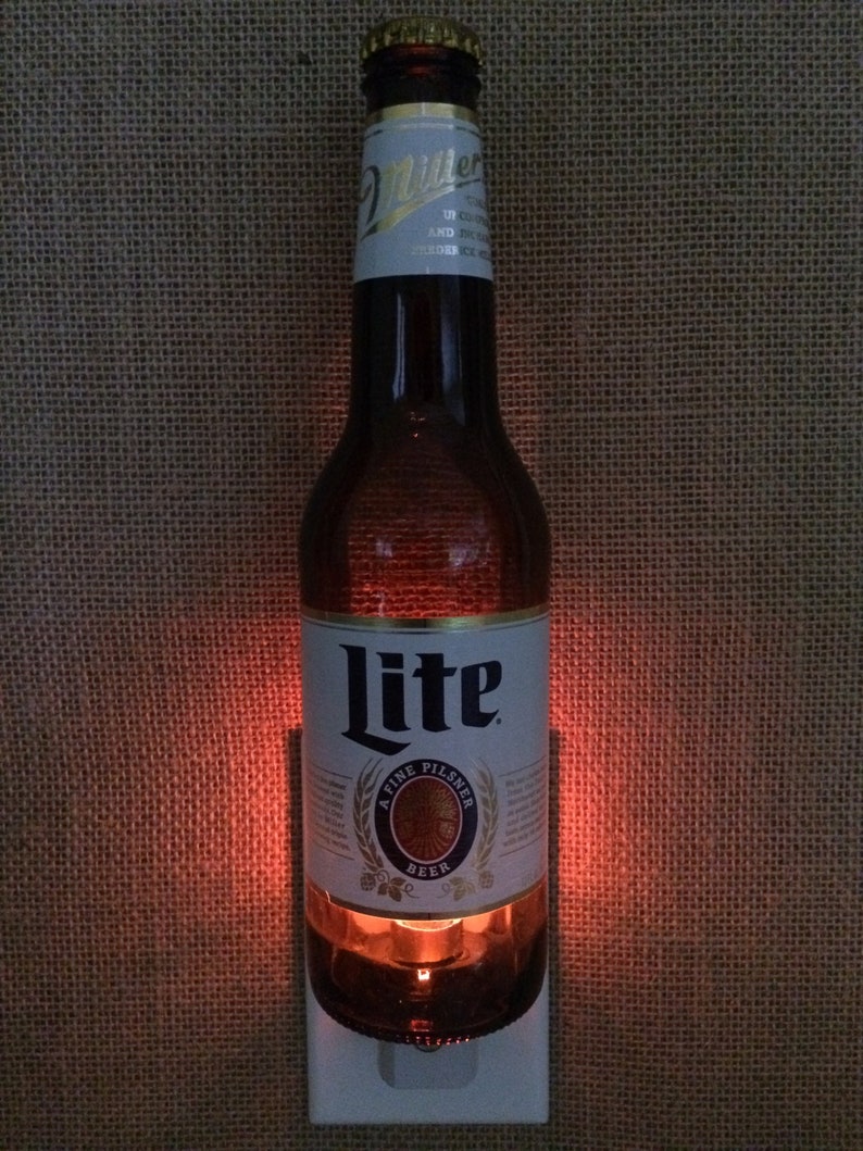 Miller Lite 12oz. Glass Bottle Night Light Etsy