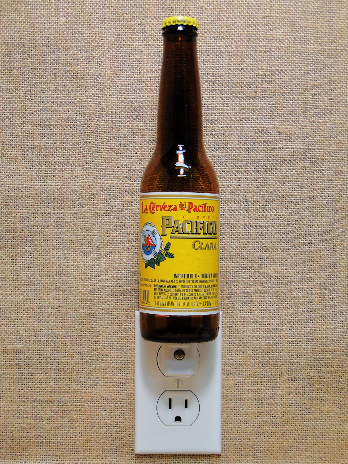 Pacifico 12oz Glass Bottle Night Light Etsy
