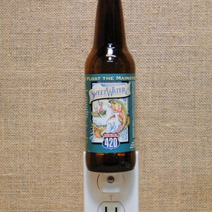 Sweetwater Extra Pale Ale 420 12oz. Glass Bottle Night Light image 1