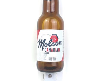 Molson Canadian 12oz. Glass Bottle Night Light
