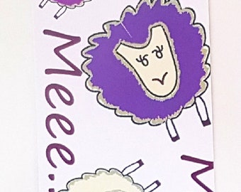 Bookmark Children's Funny Sheep