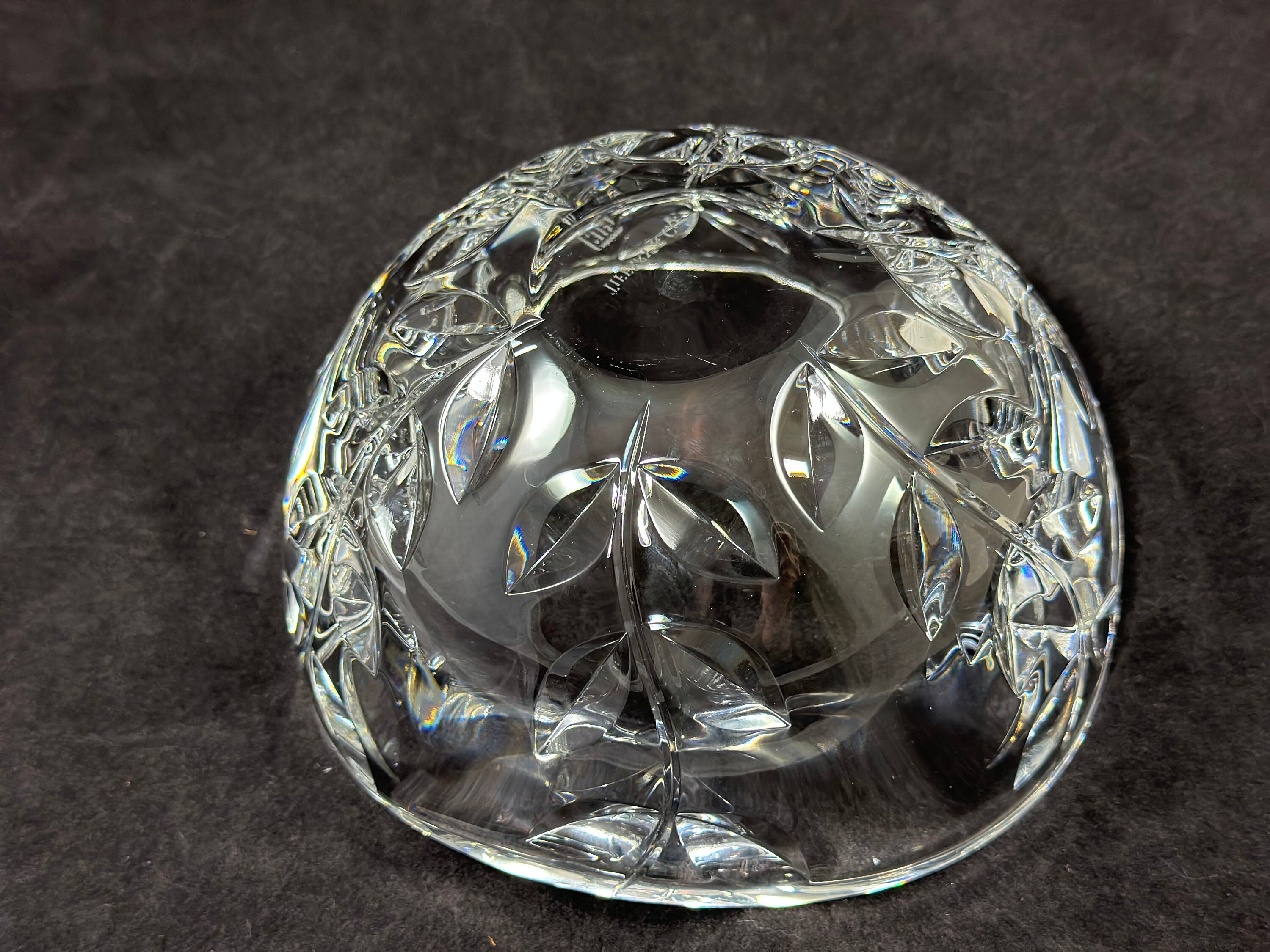 Tiffany & Co. Floral Vine Crystal Bowl. Designed by Josef Tiffany & Co. Floral Vine Crystal Bowl. Designed by Josef