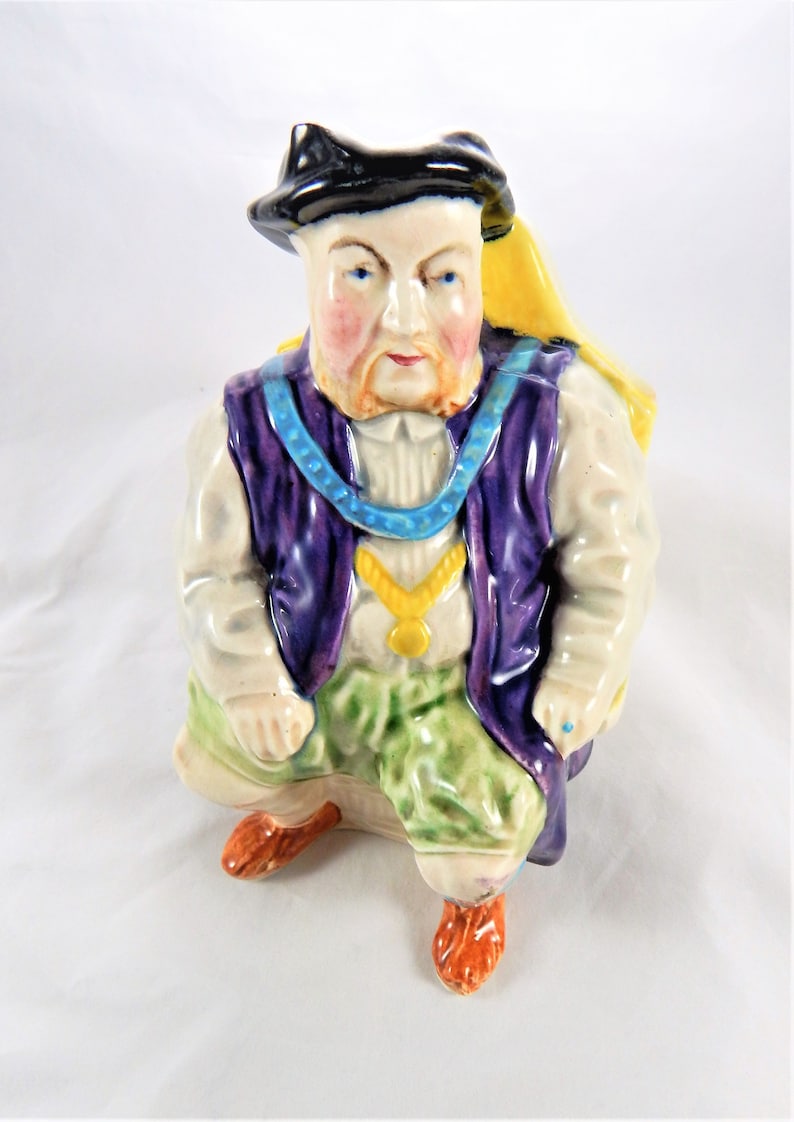 Jug Vintage 1960\u2019s Toby Mug Henry VIII Melba Ware England H Wain /& Sons Ltd.
