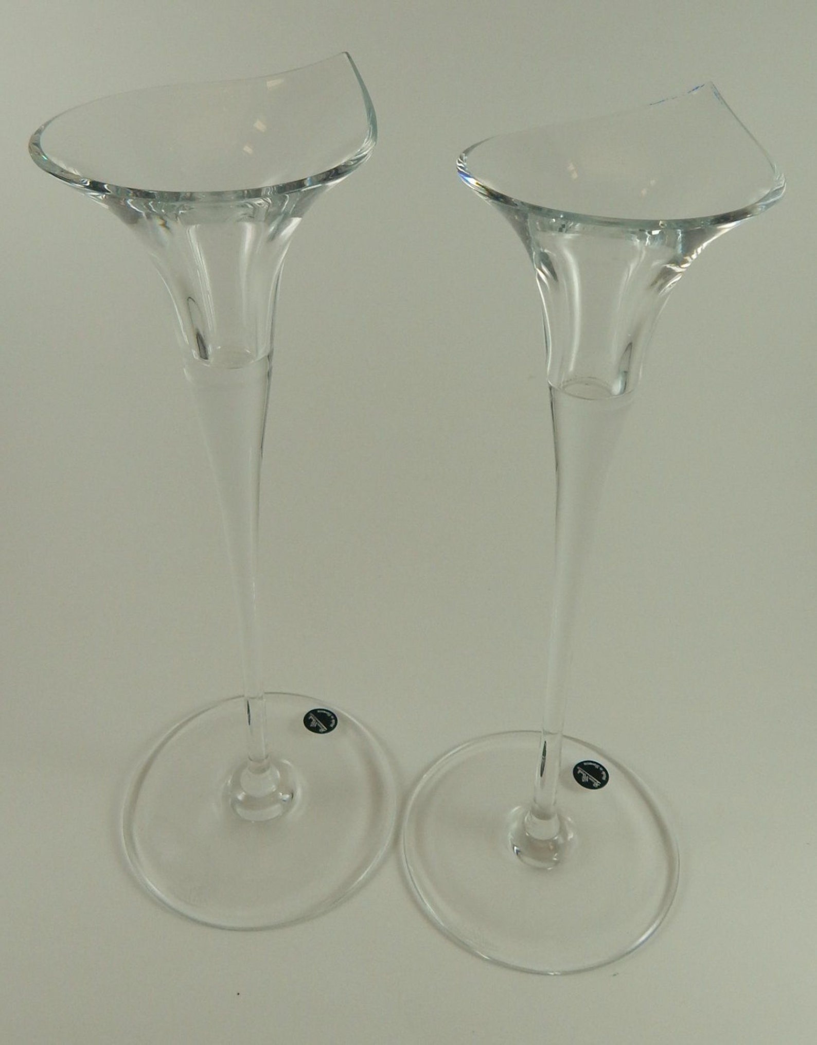 Vintage Rosenthal calla Crystal Candle Holders 10 Etsy