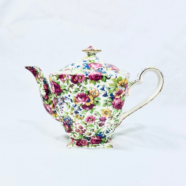 Royal Winton Grimwades Chintz " Summertime" teapot