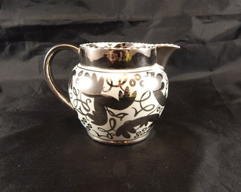 Vintage Wedgwood Etruria Barlaston Silver Luster Creamer