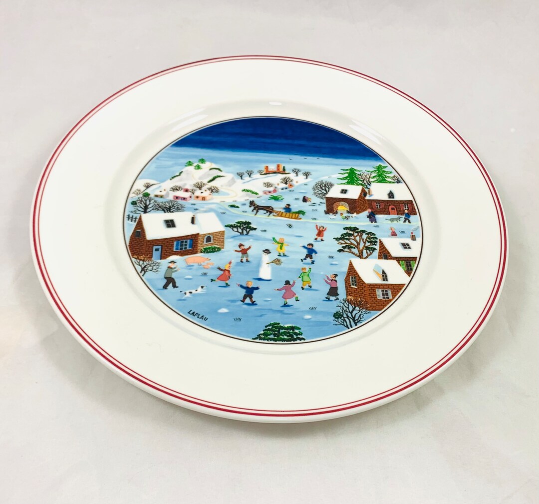 Villeroy&boch Anno 1748luxembourg NAÏF CHRISTMAS Dinner Plate Etsy