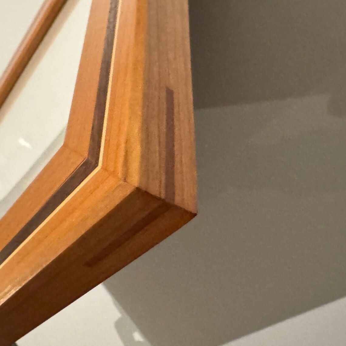 Handmade Wood Inlay Frame With Stand and Hand Stitched Covering - Etsy