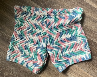 Womens Hand Made Crocheted Knit Shorts Crorts
