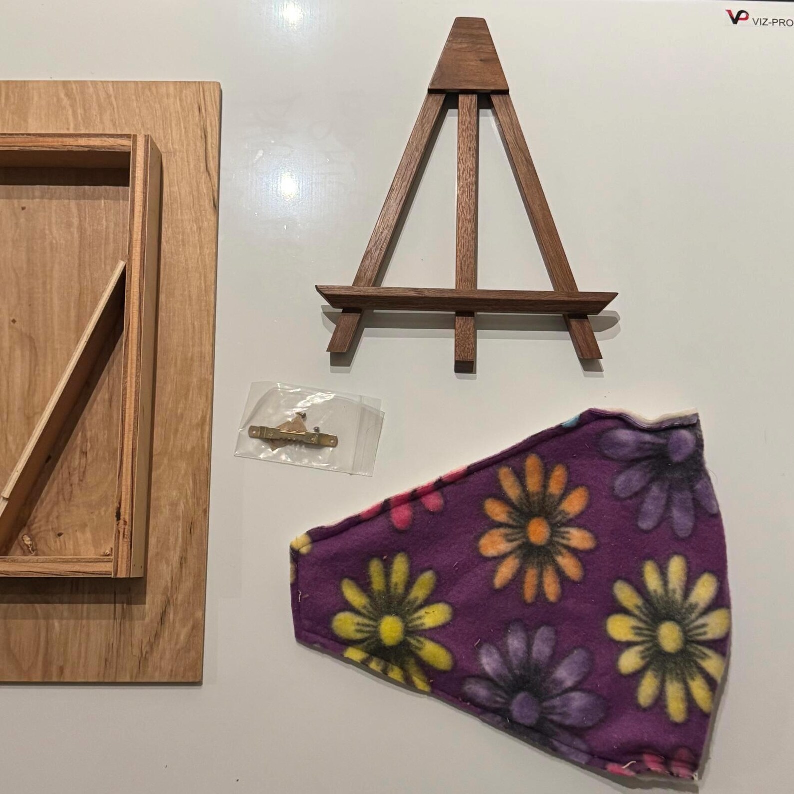 Handmade Wood Inlay Frame With Stand and Hand Stitched Covering - Etsy