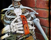 Steampunk - Leather Belt Hanger and mug - Tea, Gin, Rum, Pirate