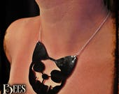 Cat Skull Necklace - Laser Acrylic