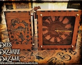 Alice in Wonderland Clock - Steampunk - Laser Cut