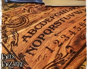 Cheesy Ouija Board - Wooden Cheese Cutting Board - Acacia