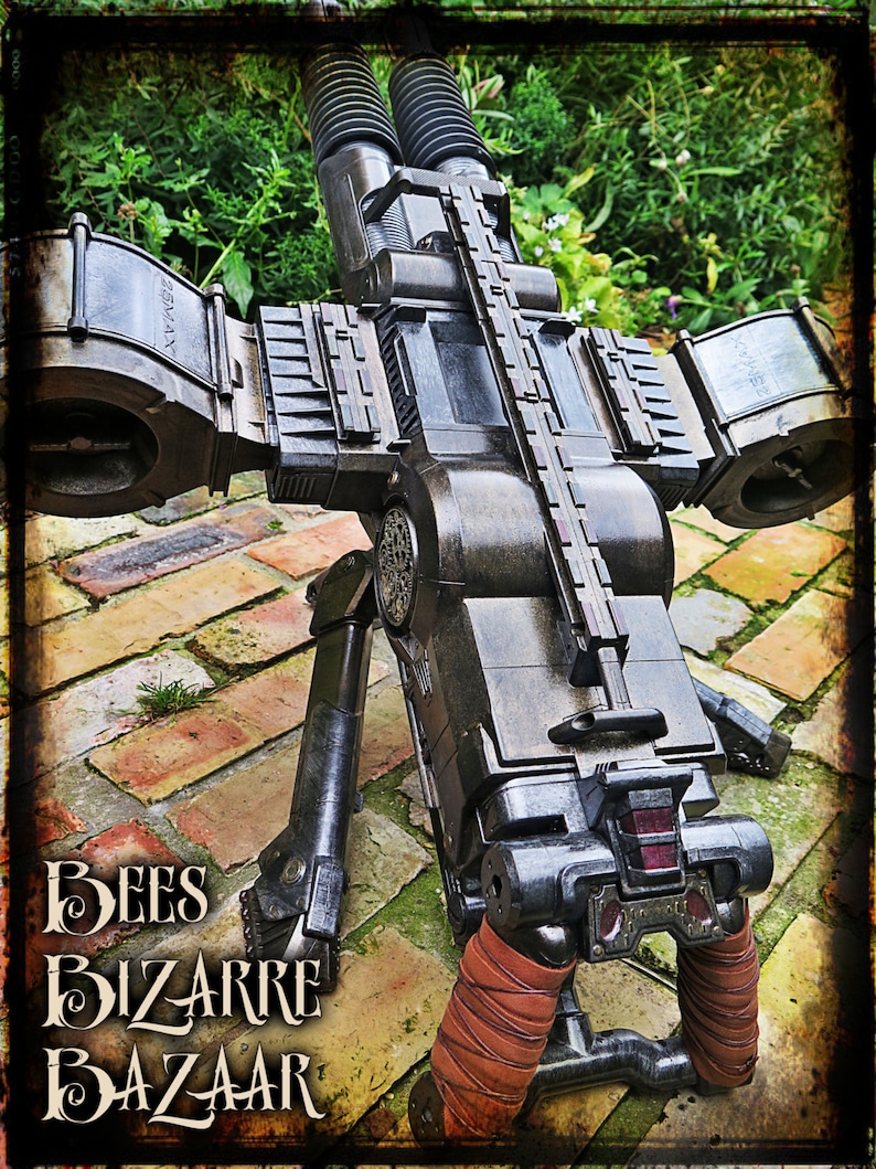 Steampunk Nerf Gun Machine Gun Rhino Fire Cosplay image 5