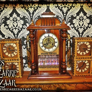 Alice in Wonderland Clock Steampunk Laser Cut image 6