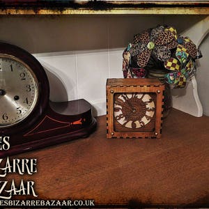 Alice in Wonderland Clock Steampunk Laser Cut image 5