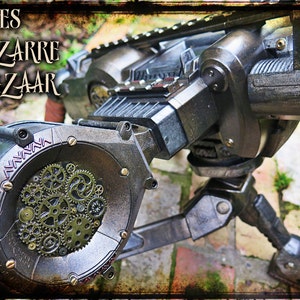 Steampunk Nerf Gun Machine Gun Rhino Fire Cosplay image 3