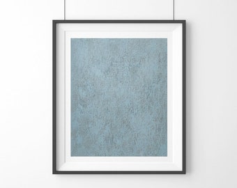 10 x 12 Abstract Canvas Art, Oil Pastel Painting, Minimalist Modern Style in Storm Grey, by Elizabeth Ellenor