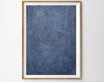 Original A3 Oil Pastel Painting, Stormy Grey, Minimalist Abstract, Dark Gray Paper Art, Textured