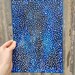 Original Abstract Painting Blue Cosmic Art Dotty Galaxy - Etsy
