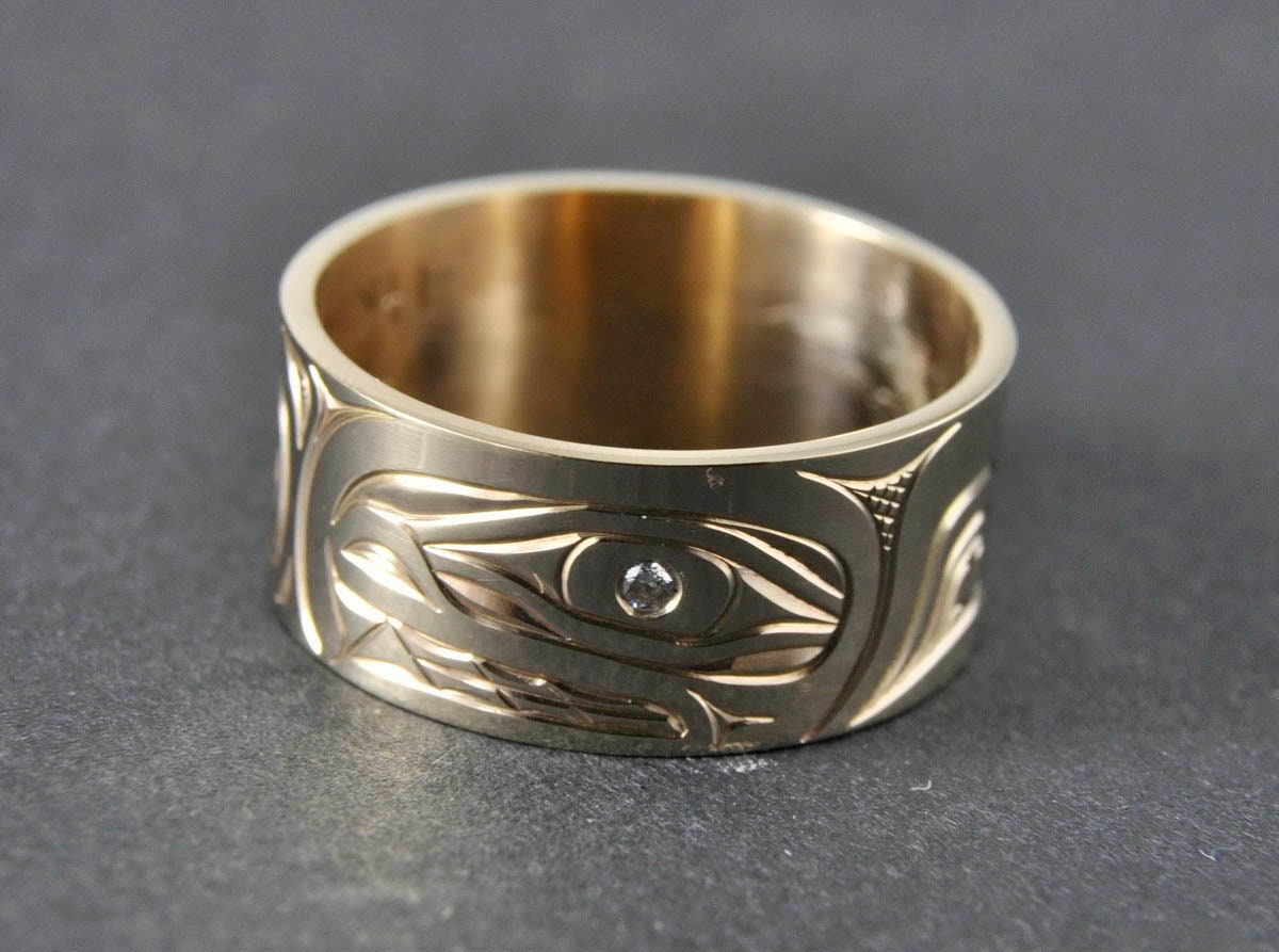 Fairy Tail Mermaid Ring 0.20cttw Diamond Mermaid Engagement Ring