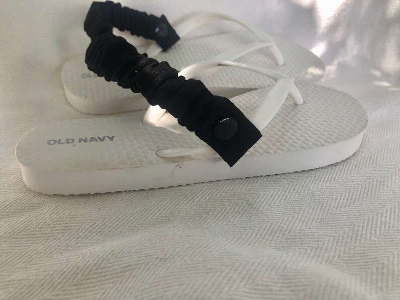 Black Flip Flop Back Straps / Shoe Accessories Adults and Etsy