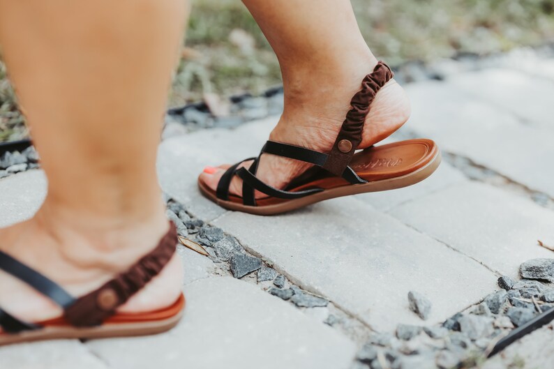 Brown Flip Flop Back Straps / Shoe Accessories Adults and Etsy