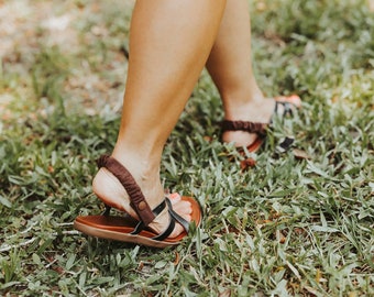 Brown Flip Flop Back Straps Shoe Accessories Adults and Children for Summer Vacations and Everyday Wear Etsy