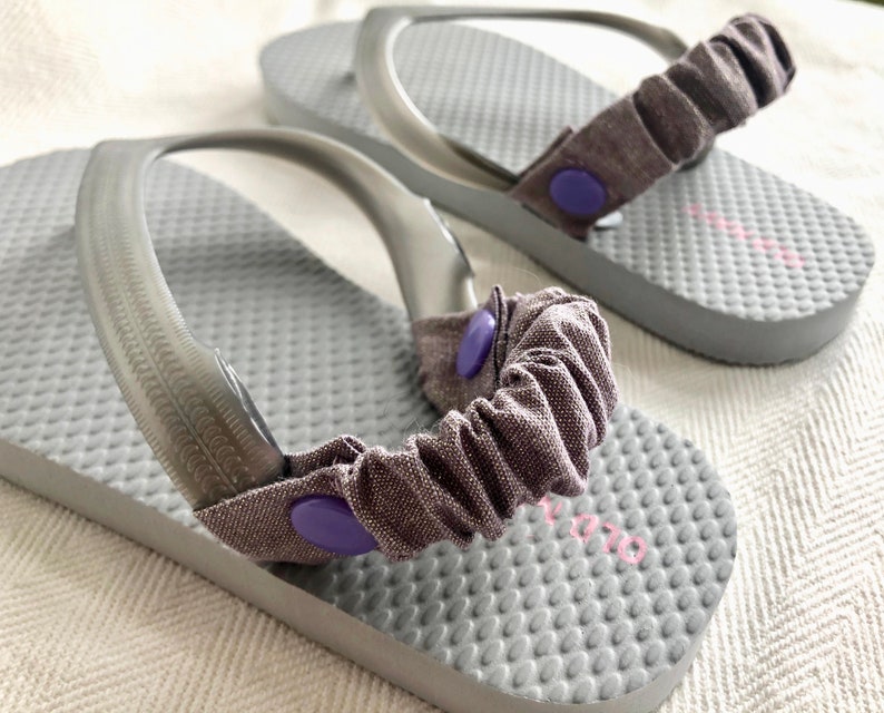 children's flip flops with back strap