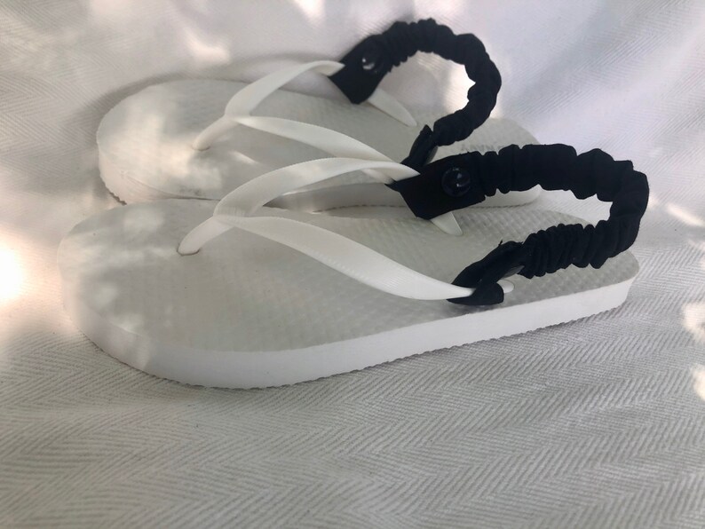 Black Flip Flop Back Straps / Shoe Accessories Adults and Etsy